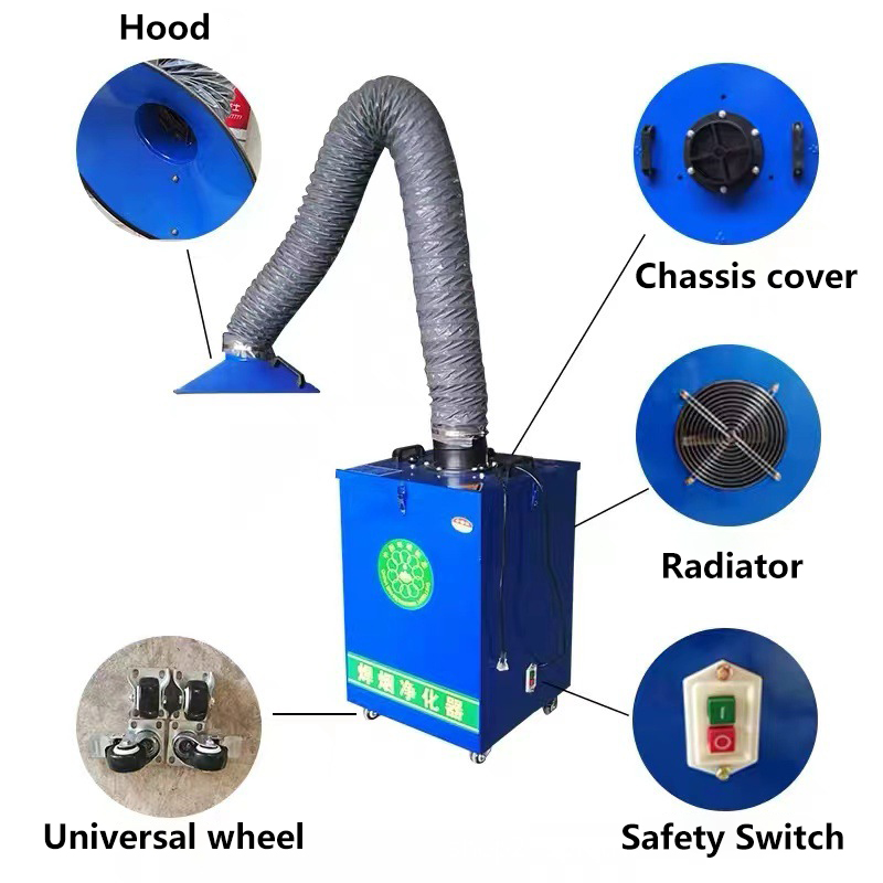 Portable Welding Fume Extractor for Metal Fabrication Portable Welding Fume Extractor for Metal Fabrication